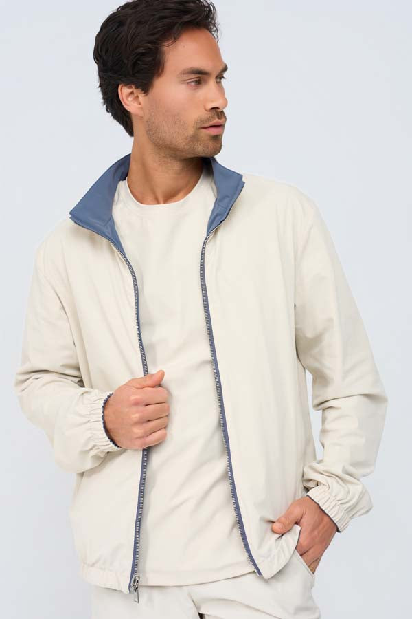 Men Jacket Reversible | Cloud Blue | Kit