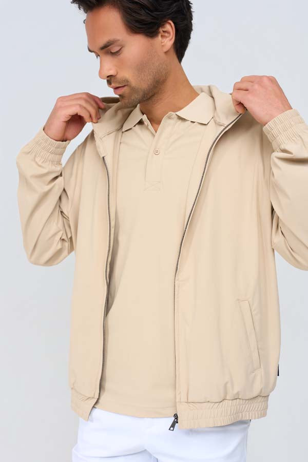 Men Jack Hooded | Beige