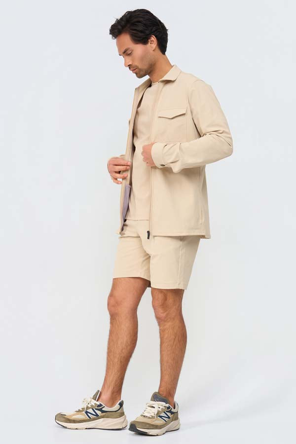 Men Bermuda Shorts | Beige