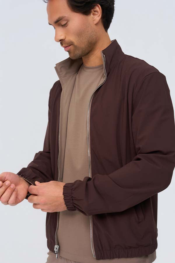 Men Jacket Reversible | Falcon | Espresso