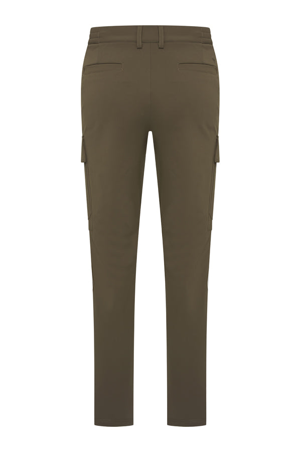 Men Trousers Straight Cargo | Olive