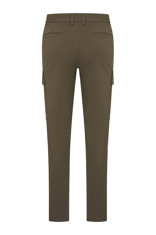 Men Trousers Straight Cargo | Olive