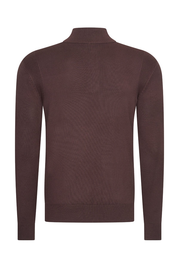Men Pullover Zip | Espresso