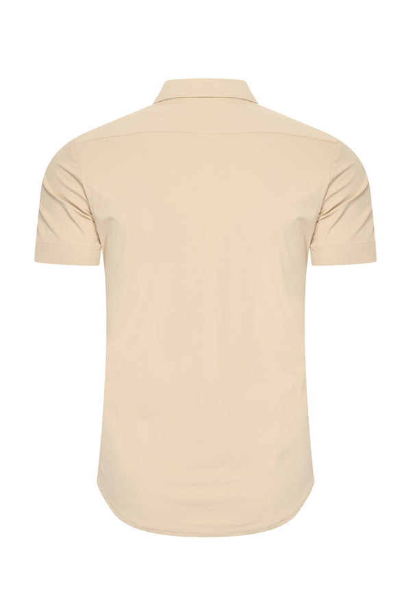 Men Shirt Short Sleeve | Sand