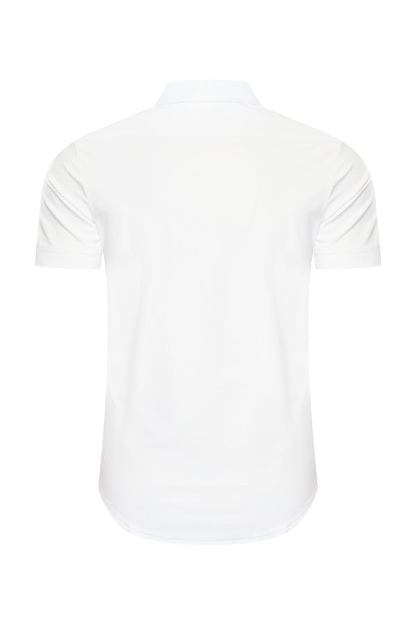 Men Shirt Short Sleeve | White