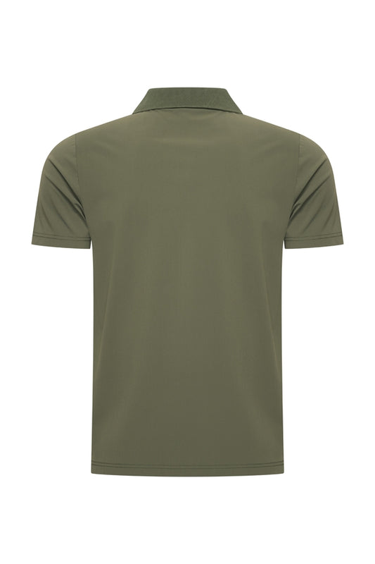 Men V Neck Polo Shirt | Deep Depth