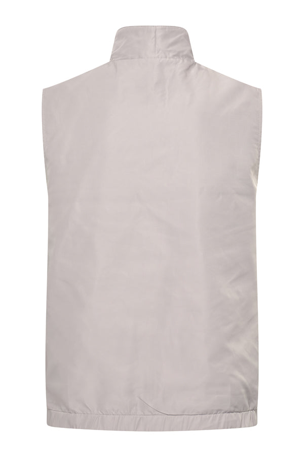 Men Gilet Tech Reversible | Taupe | L.Grey