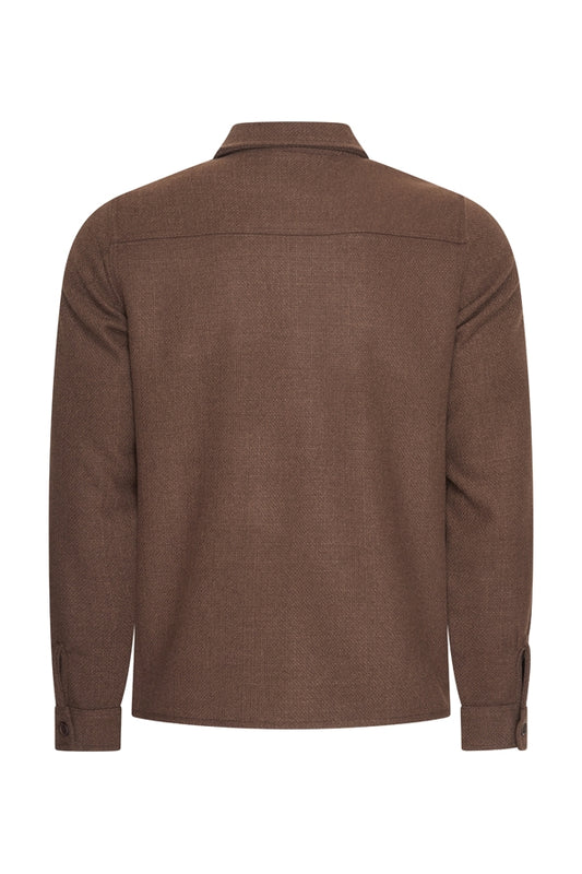 Men Woven Jacket | Espresso