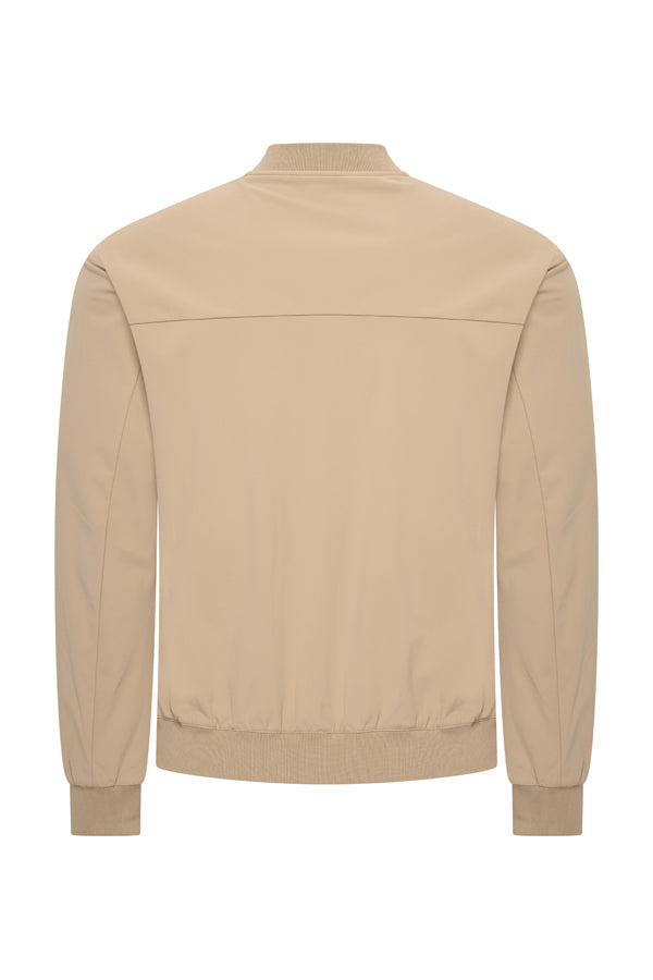 Men Bomber Jacket | Latte