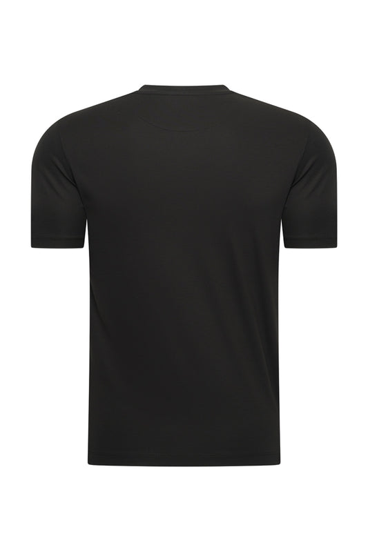 Herren Baumwoll T-Shirt | Schwarz