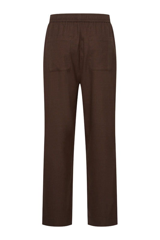 Men Trousers Woven | Brown