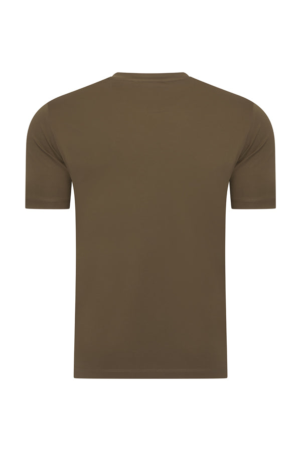 Herren-T-Shirt aus Baumwolle | Oliv