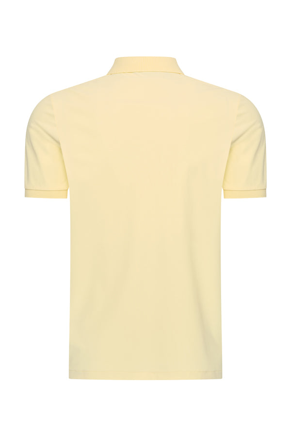 Men's Polo Shirt | Pastel Yellow