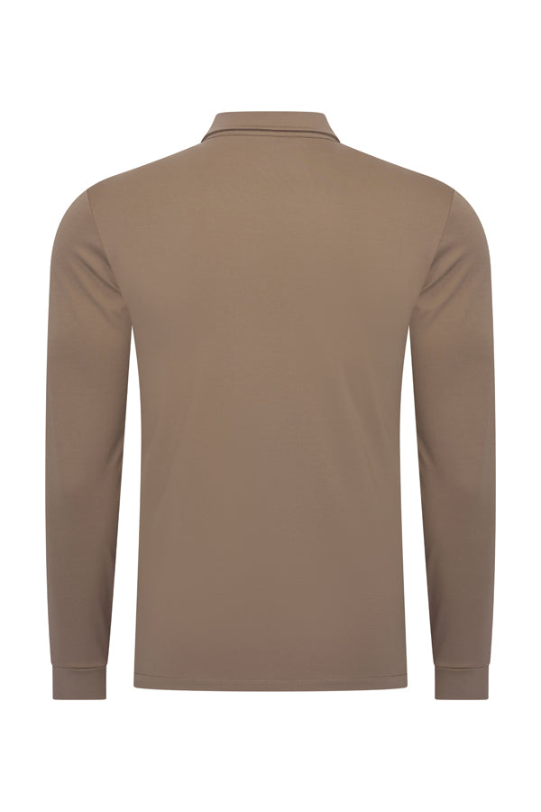 Men Polo Cotton Long Sleeves | Falcon