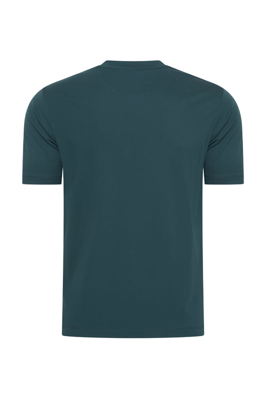 Men Cotton T Shirt | Teal Blue