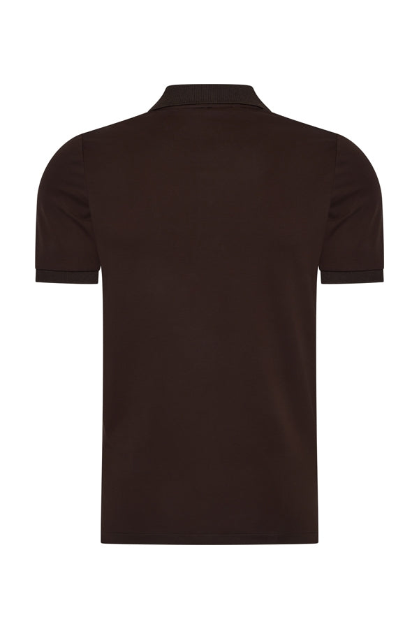 Men Polo Cotton | Espresso