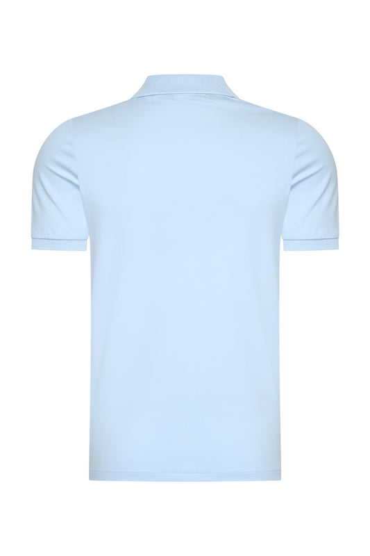 Men Polo Cotton | Light Blue