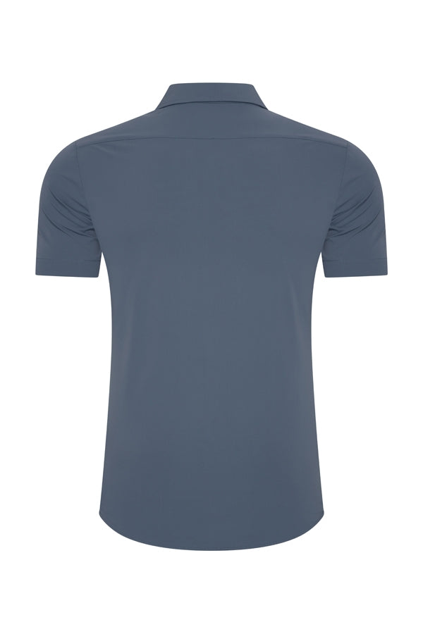 Men Shirt Short Sleeve | Cloud Blue
