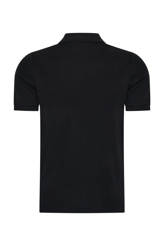 Men Polo Cotton | Black