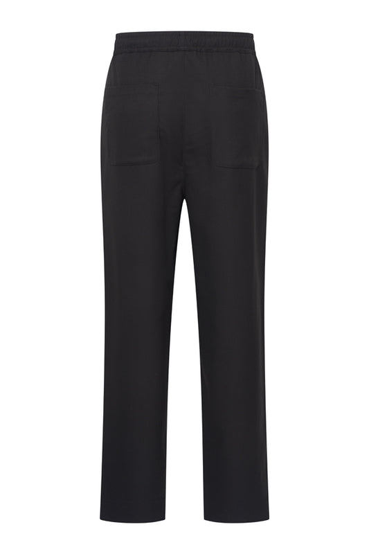 Men Trousers Woven | Black