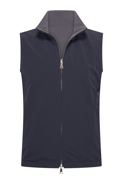Men Gilet Reversible | D.Blue | D.Grey