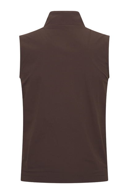 Men Gilet Reversible | Falcon | Espresso