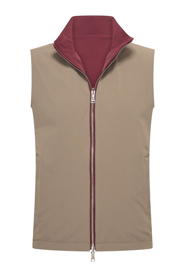 Herrenweste Wendbar | Bordeaux | Falcon