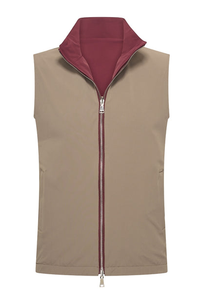 Herrenweste Wendbar | Bordeaux | Falcon