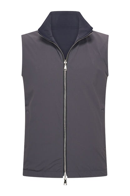 Men Gilet Reversible | D.Blue | D.Grey