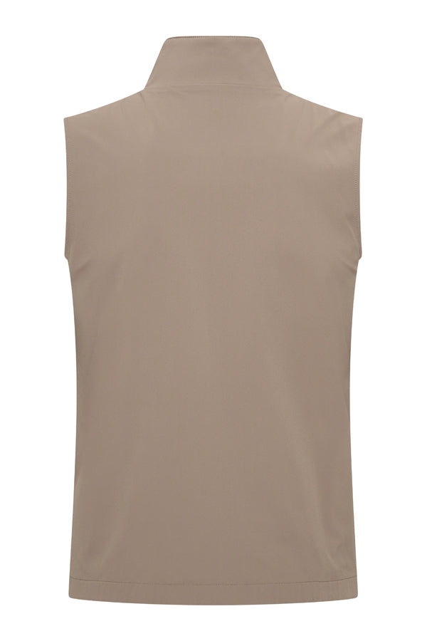 Men Gilet Reversible | Falcon | Espresso