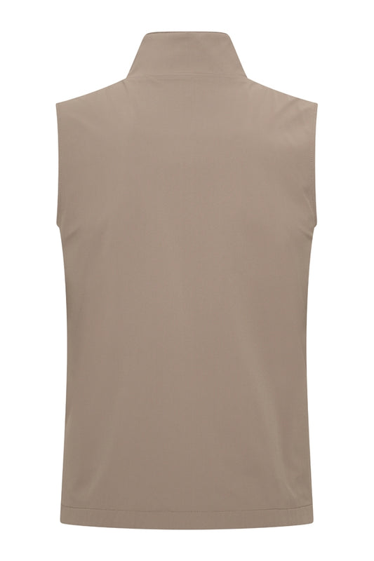 Men Gilet Reversible | Falcon | Espresso