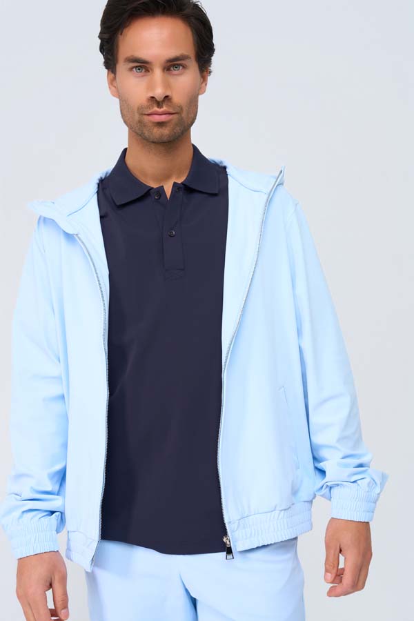 Men Jack Hooded | Light Blue