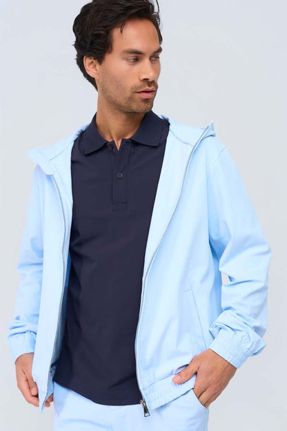 Men Jack Hooded | Light Blue