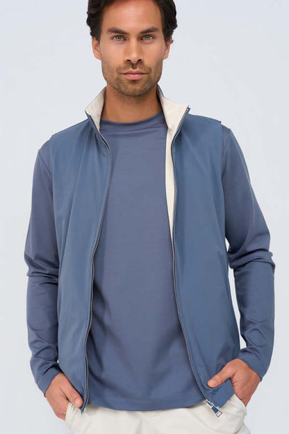 Men Jacket Reversible | Cloud Blue  | Kit
