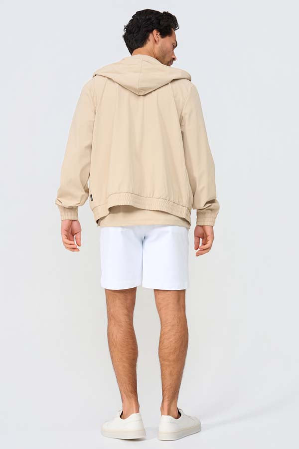 Men Bermuda Shorts | White