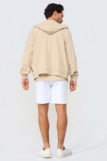 Men Bermuda Shorts | White