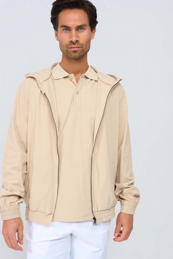 Men Jack Hooded | Beige
