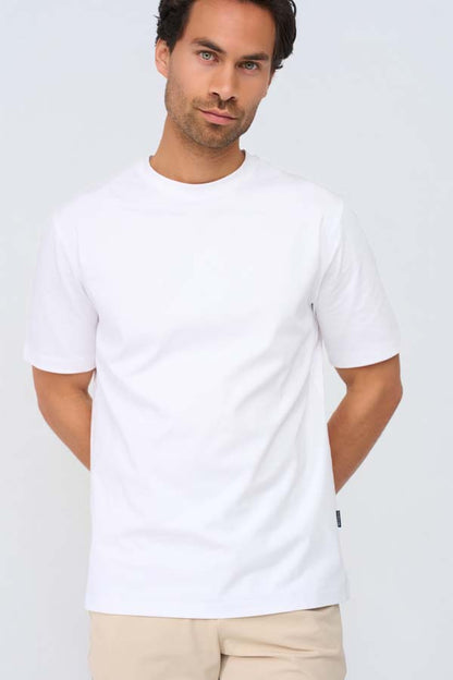 Men T Shirt | White
