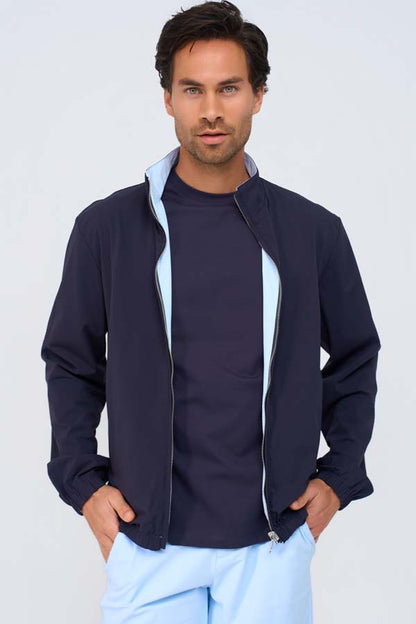 Men Jacket Reversible | D.Blue | L.Blue
