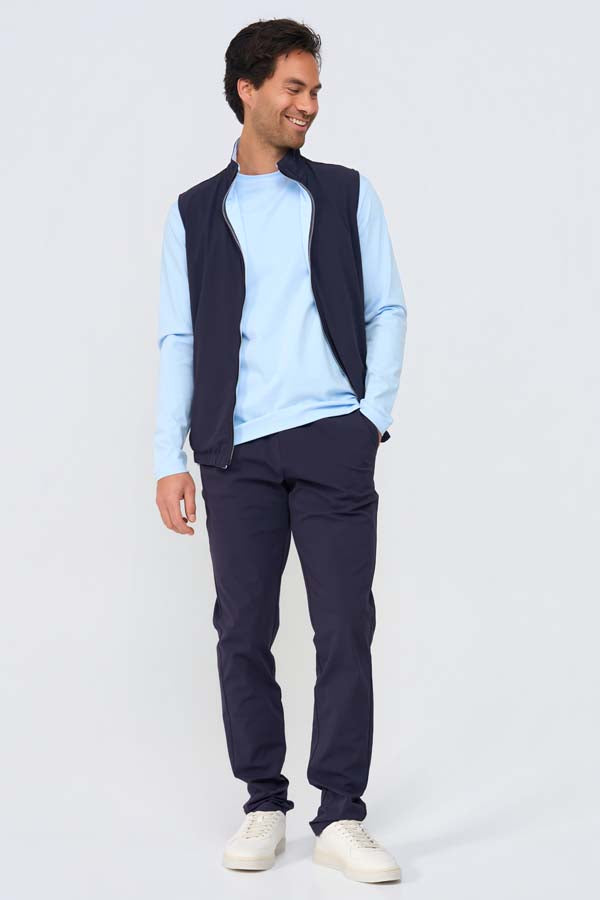 Men Gilet Reversible | D.Blue | L.Blue