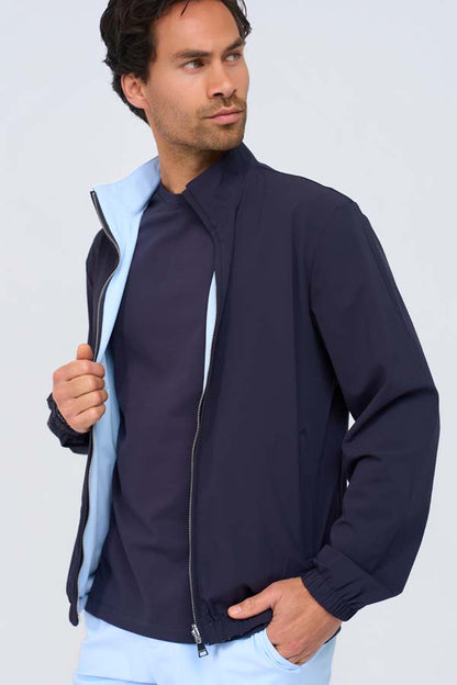 Men Jacket Reversible | D.Blue | L.Blue