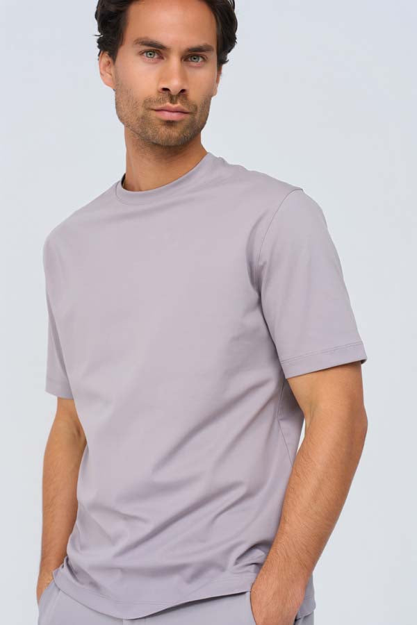 Men Cotton T Shirt | Elephant Grey