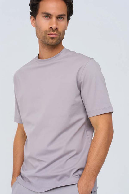 Men Cotton T Shirt | Elephant Grey