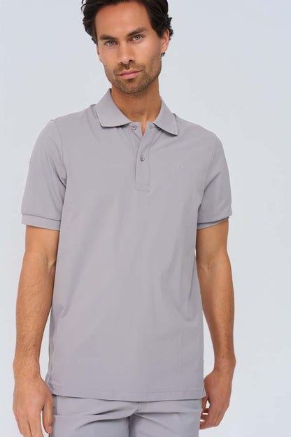Men Polo Cotton | Elephant Grey