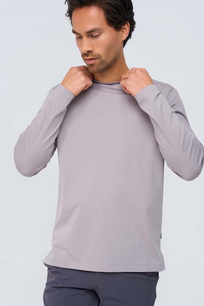 Men Cotton Shirt Long Sleeves | Elephant Grey