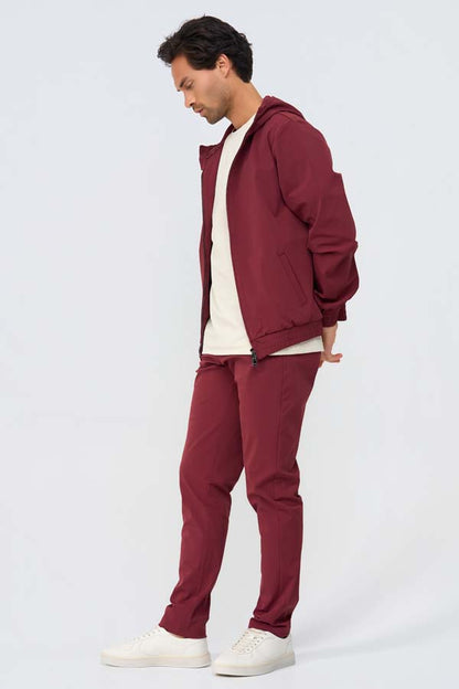 Tapered Chino | Burgundy