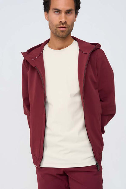 Men Jack Hooded | Burgundy
