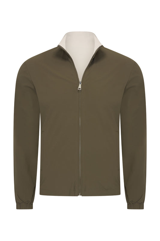 Men Jacket Reversible | Olive | Kit