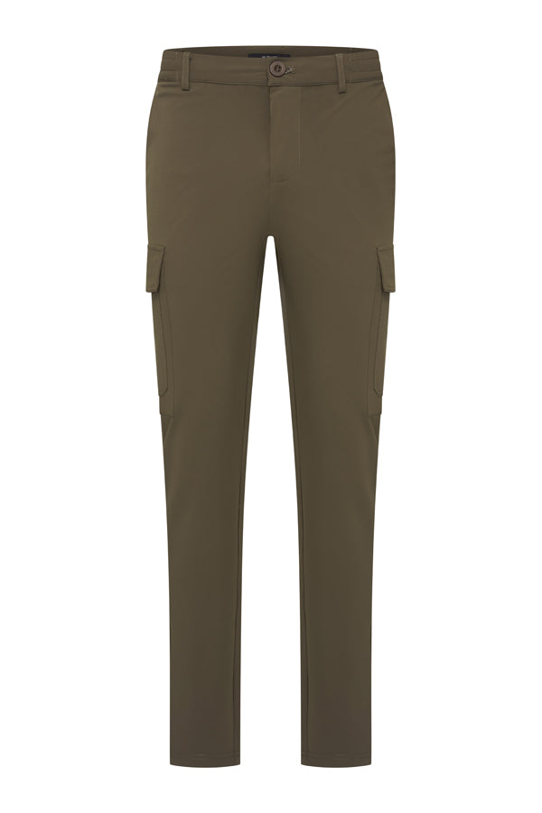 Men Trousers Straight Cargo | Olive