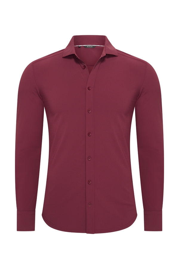 Men Shirt | Burgundy